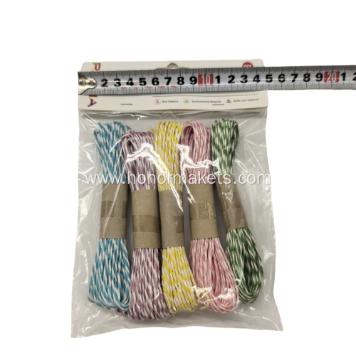 Easter colorful paper rope